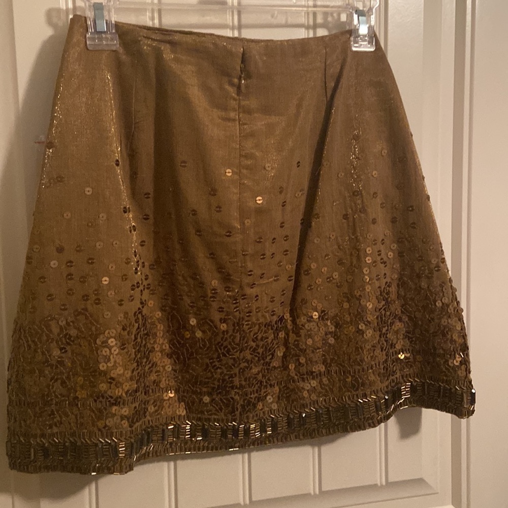 J-Lo fancy skirt NWT! Sz 12 copper color - Picture 3 of 8